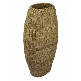 Vingo Vysoká váza z mořské trávy Rozměry (cm): 48x24 cm, v. 100 cm