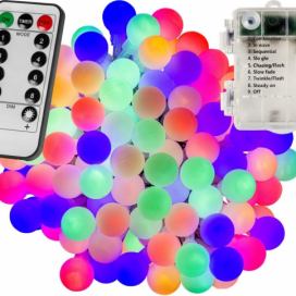 VOLTRONIC® Párty osvětlení - 20 m, 200 LED diod, barevné, na baterie