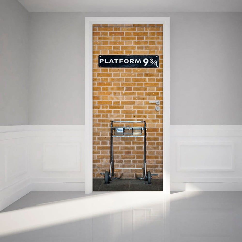 Adhezivní samolepka na dveře Ambiance Harry Potter Platform, 83 x 204 cm - Bonami.cz