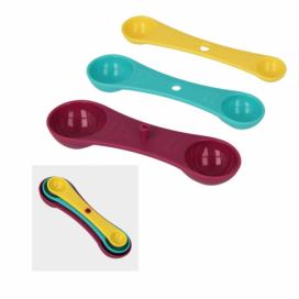 Sada 3 barevných odměrek Metaltex Spoons