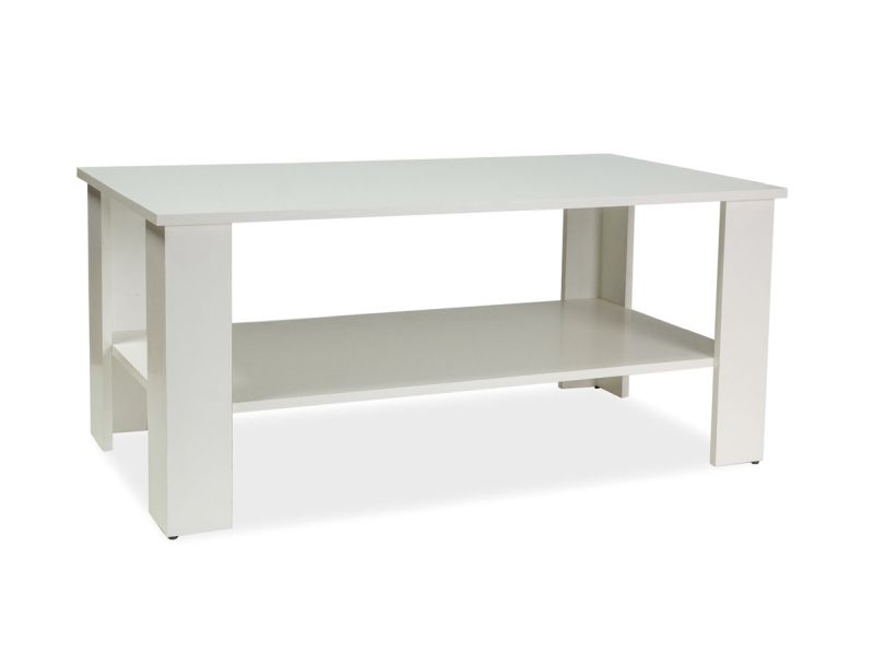 Konferenční stolek ARIEL Barva bílý 110x60x50 - Nabytek-Bogart.cz