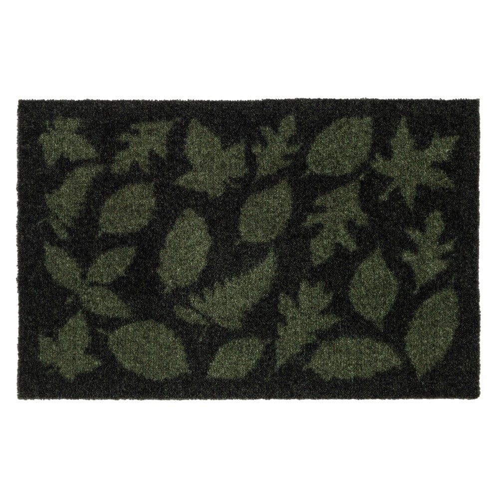 Tmavě zelená rohožka tica copenhagen Leaves, 40 x 60  cm - Bonami.cz