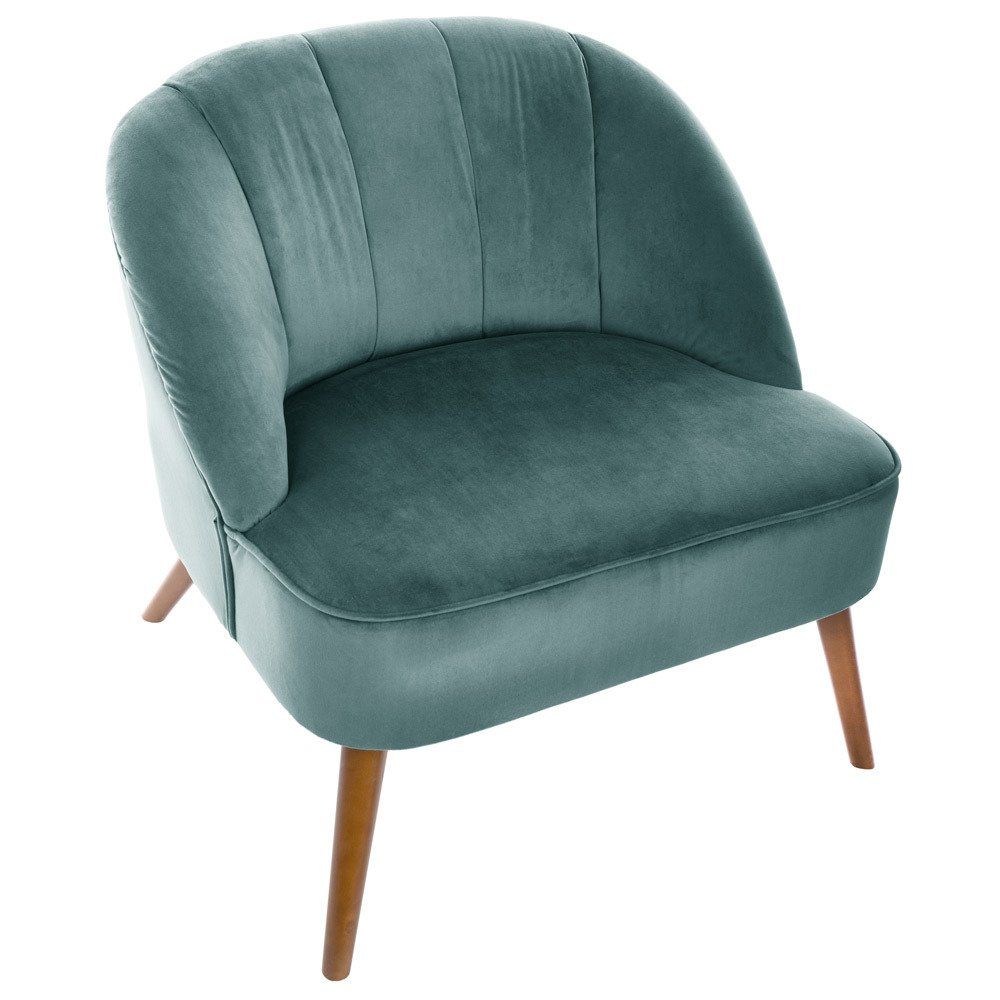 Atmosphera Rekreační židle pro obývací pokoj se zeleným čalouněním, módní a pohodlné křeslo - EMAKO.CZ s.r.o.