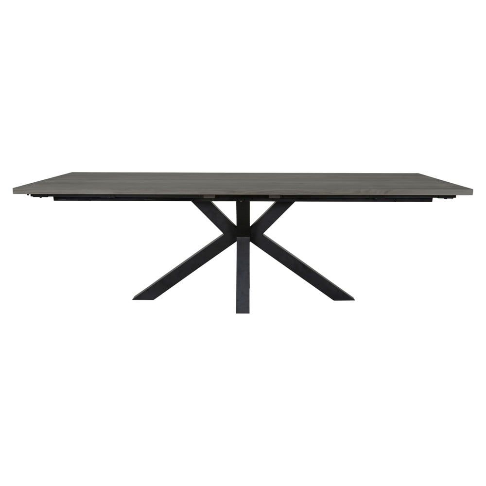 Šedý jídelní stůl s černýma nohama Canett Maison, 100 x 240 cm - Bonami.cz