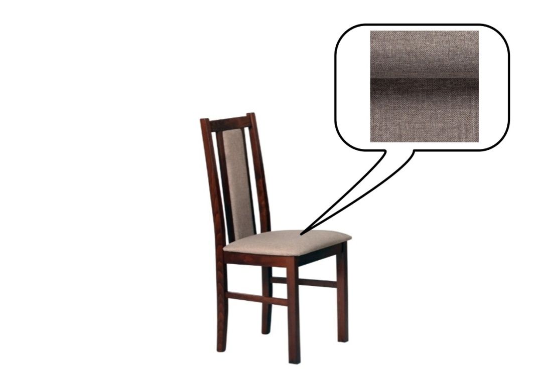 Jídelní židle FORET 14, 94x43x40 cm, ořech/látka 5 - Expedo s.r.o.