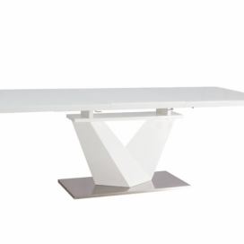 Stůl rozkládací Alaras III 160(220)x90 Bílý