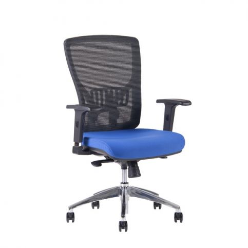 Židle Halia Mesh BP (modré provedení,chrom) - Rafni
