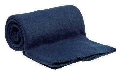 Fleecová deka tmavě modrá 160x200 cm - Výprodej Povlečení