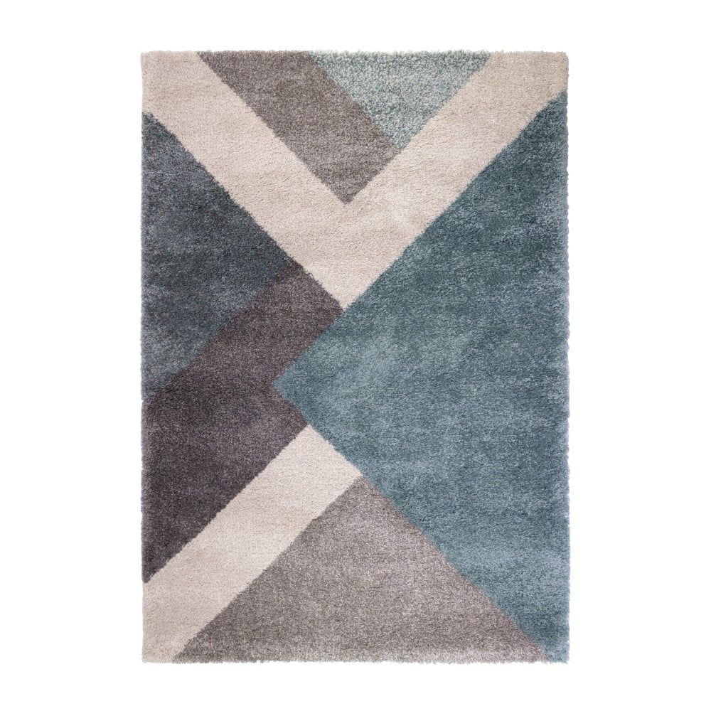 Modro-šedý koberec Flair Rugs Zula, 160 x 230 cm - Bonami.cz