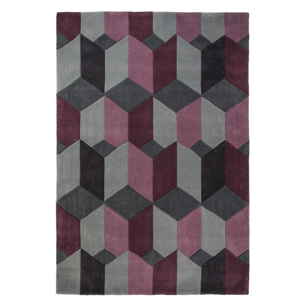 Fialový koberec Flair Rugs Scope, 80 x 150 cm - Bonami.cz