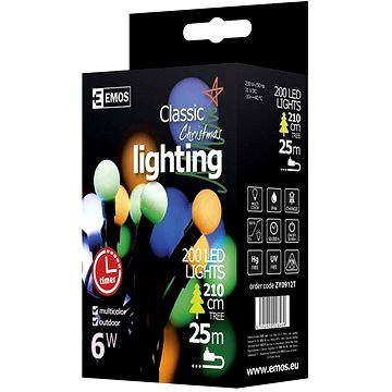 EMOS 200 LED dekor. osvětlení - kulička 20M multicolor, časovač ZY0912T - Svítidla FEIM