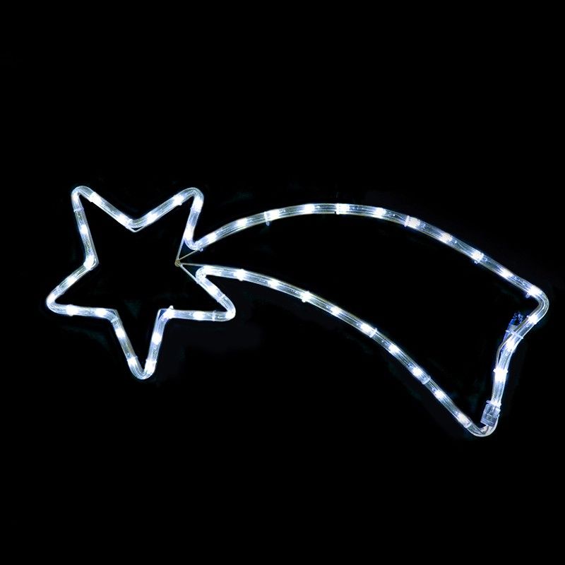 ACA DECOR LED Vánoční kometa do okna 8W/studená bílá barva - STERIXretro