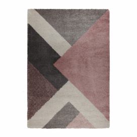 Růžovo-šedý koberec Flair Rugs Zula, 160 x 230 cm Bonami.cz