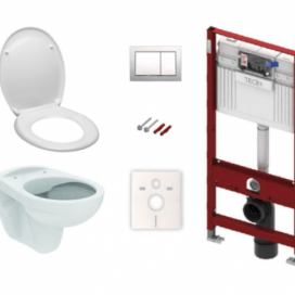 Cenově zvýhodněný závěsný WC set TECE do lehkých stěn / předstěnová montáž+ WC S-Line S-line Pro KMPLSIKOTSCR