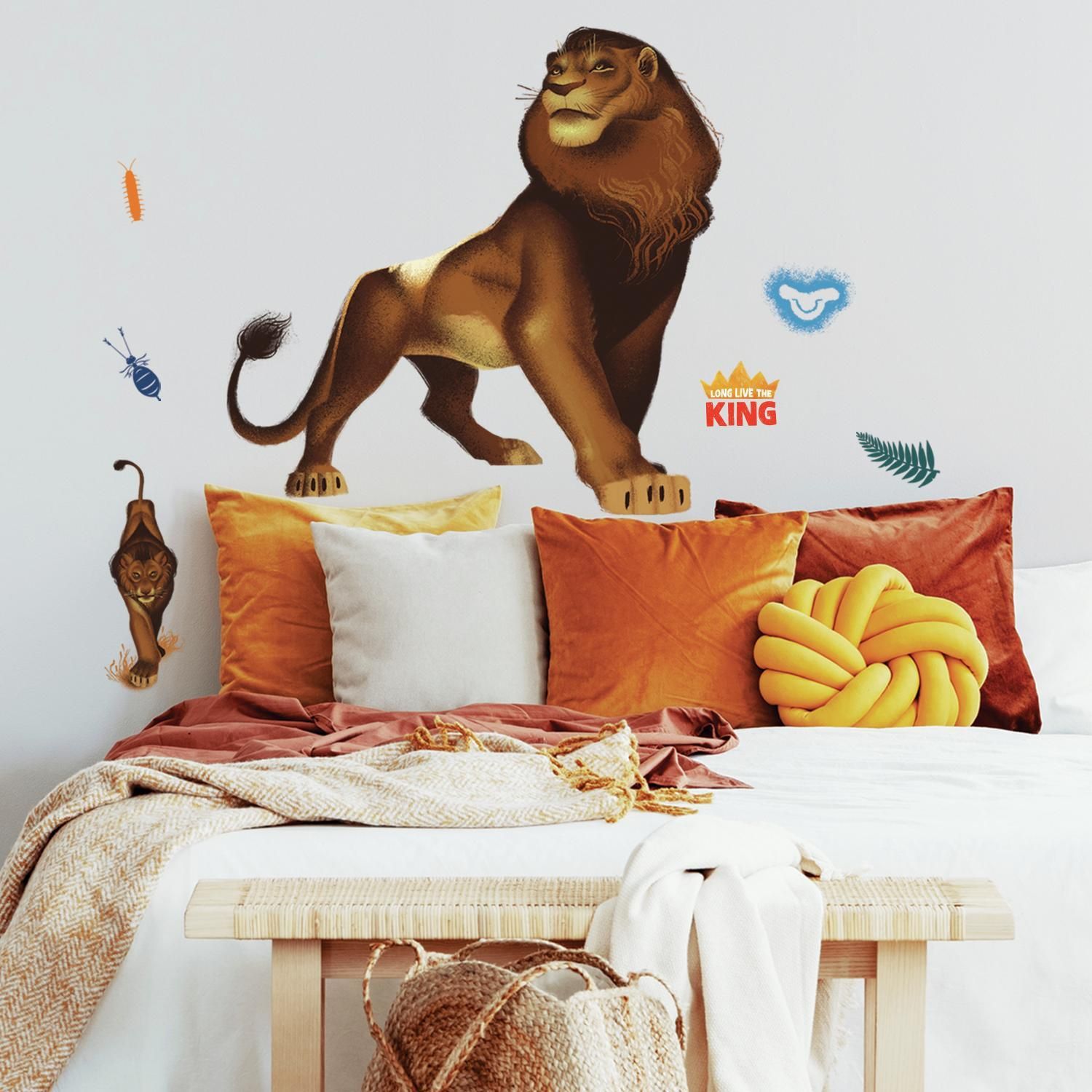 Samolepka Simba Lví král - Dětské dekorace Lunami