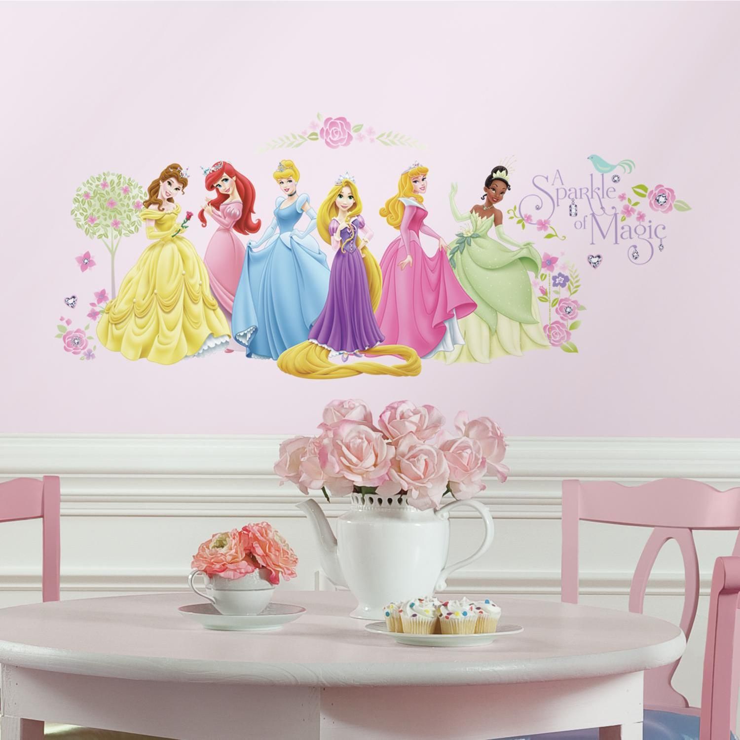 Samolepky Disney Krásné princezny - Dětské dekorace Lunami