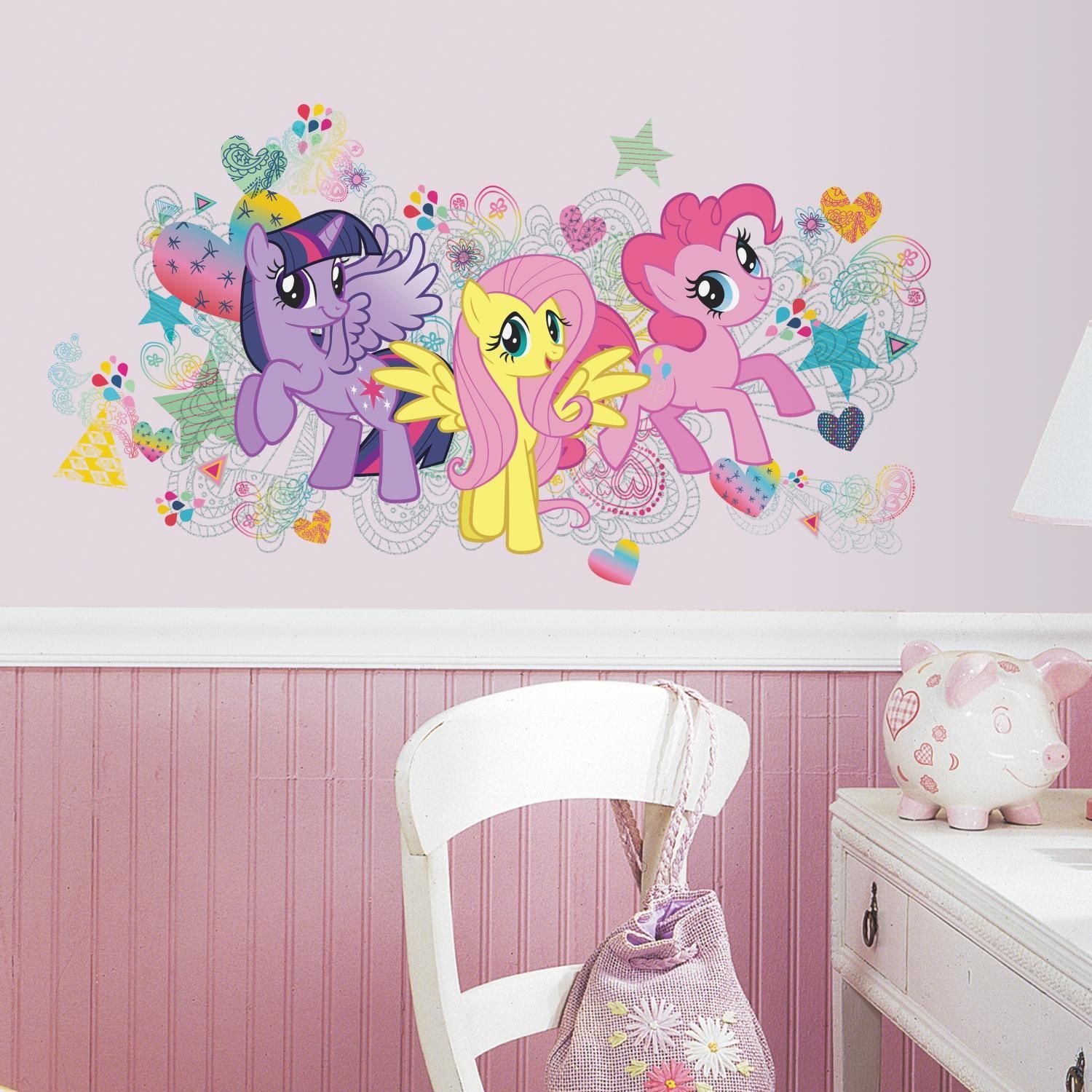 Samolepky My Little Pony - Dětské dekorace Lunami