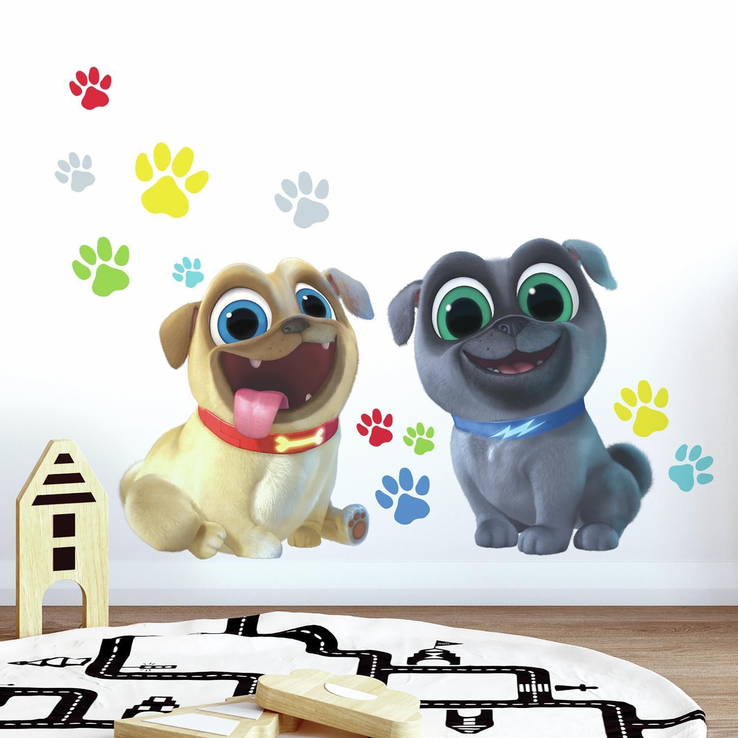 Samolepky Puppy Dog Pals - Kámoši hafíci - Dětské dekorace Lunami