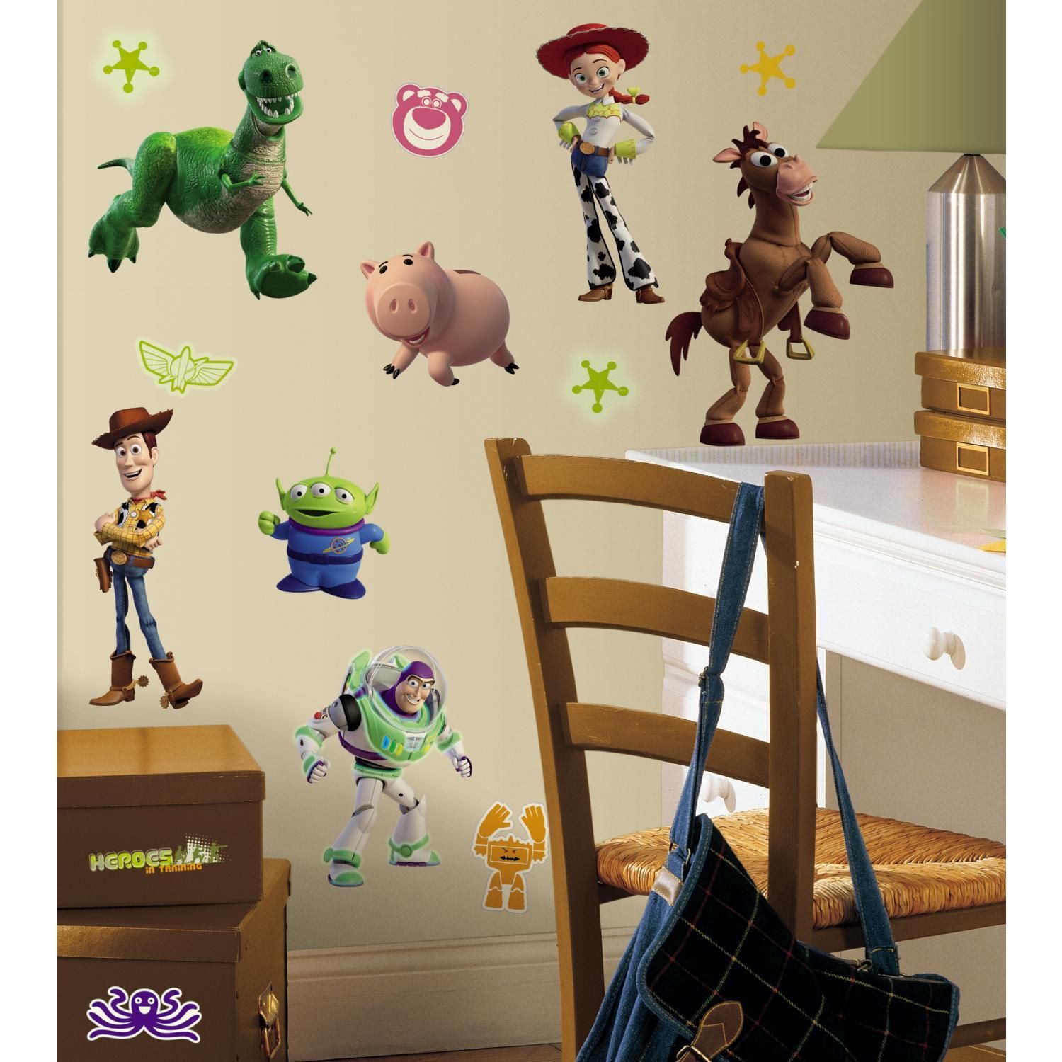 Samolepky na zeď Toy Story - Příběh hraček - Dětské dekorace Lunami