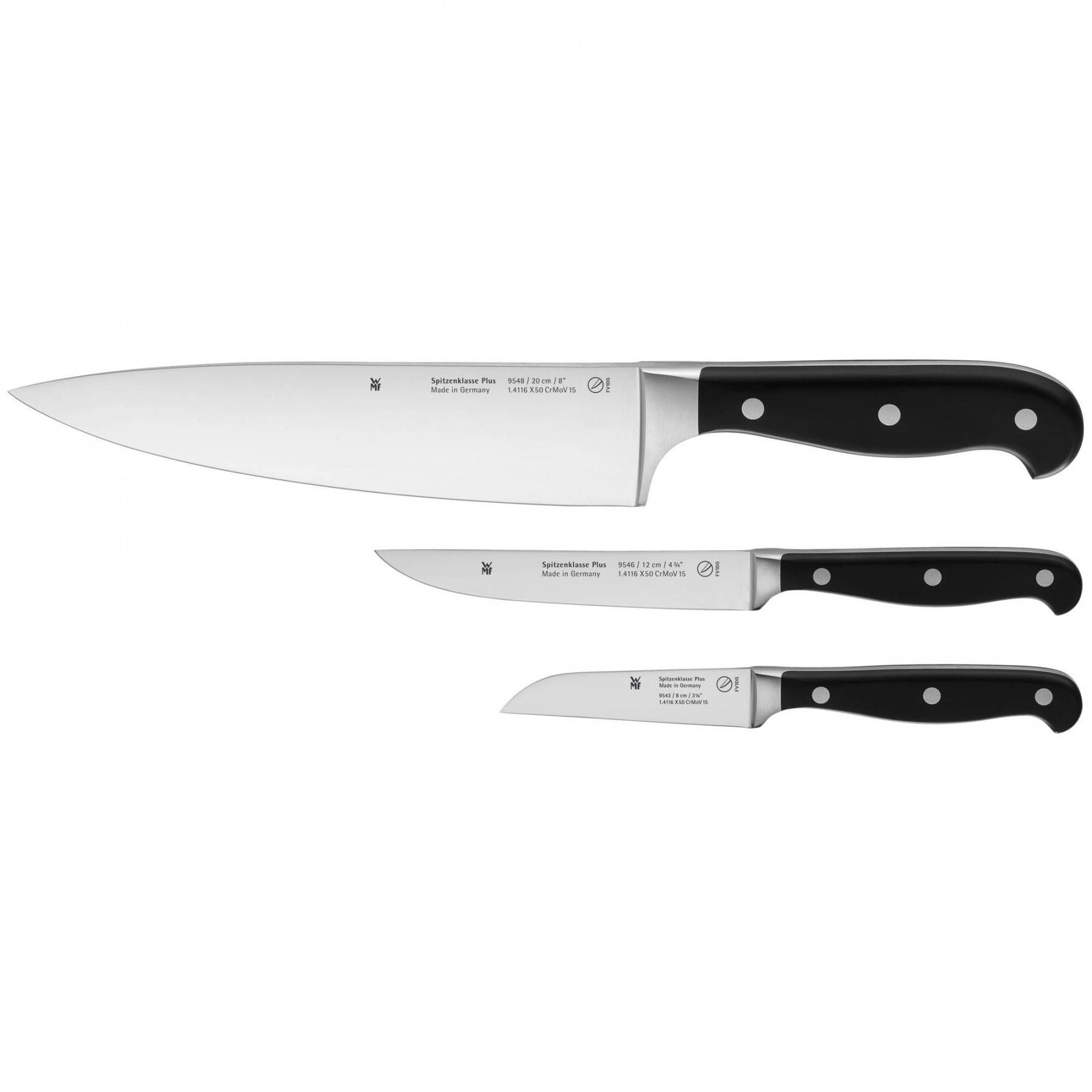WMF Sada nožů Spitzenklasse Plus, 3 ks - Chefshop.cz
