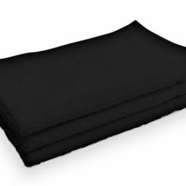 Ručník Classic malý černý 30x50 cm