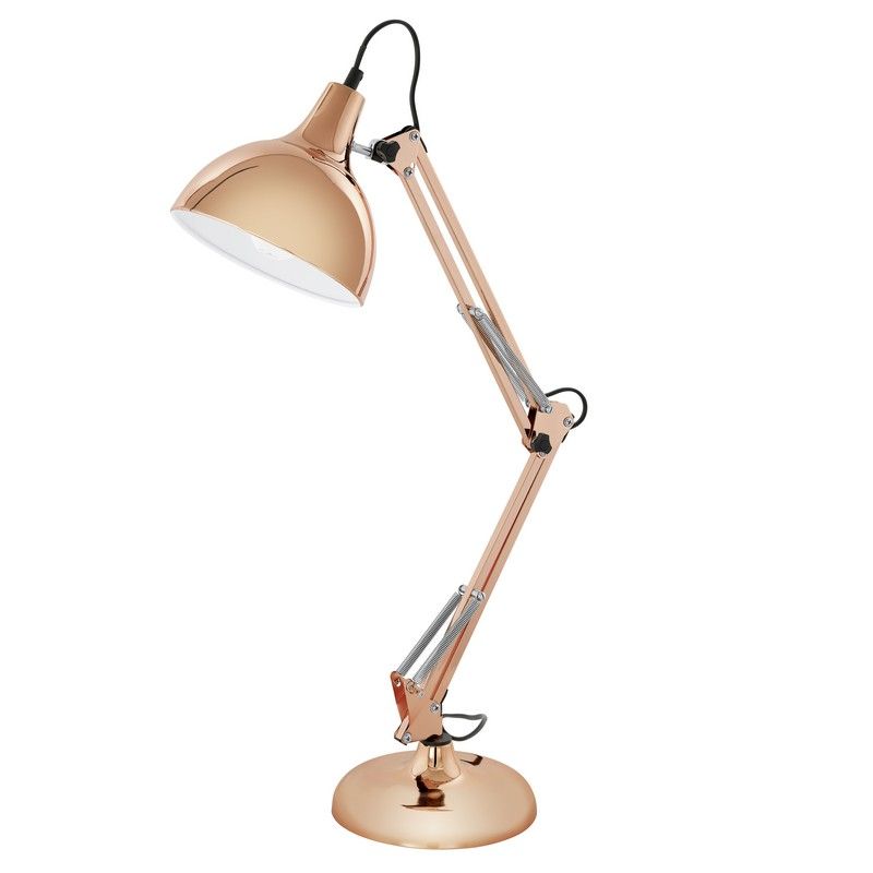 Eglo 94704 BORGILLIO stolní lampa E27 1X60W - Svítidla FEIM