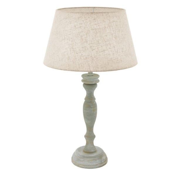 Eglo Vintage 43246 LAPLEY Stolní lampa E27 1X60W šedá-patina / krémová - Svítidla FEIM