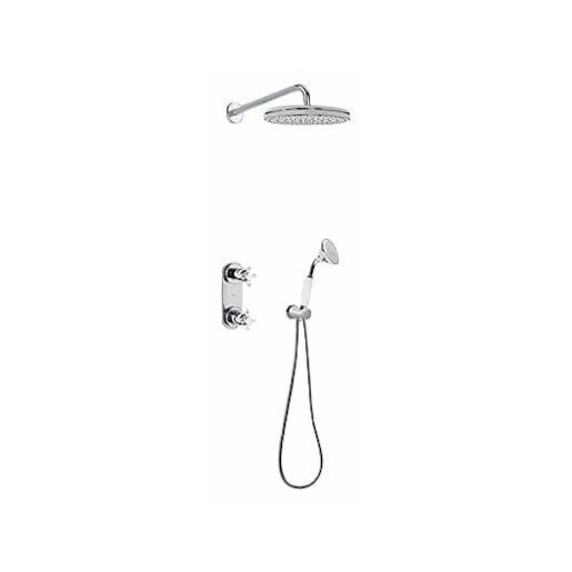 Sprchový systém TRES se sprchovým setem chrom 024.970.02 - Siko - koupelny - kuchyně