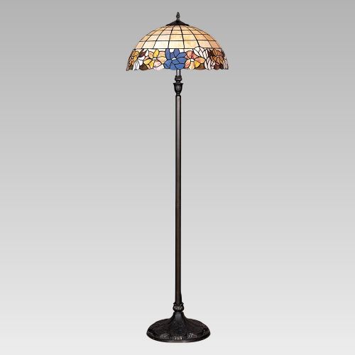 Prezent 92000145 stojací lampa Tiffany 2x60W|E27 - Dekolamp s.r.o.