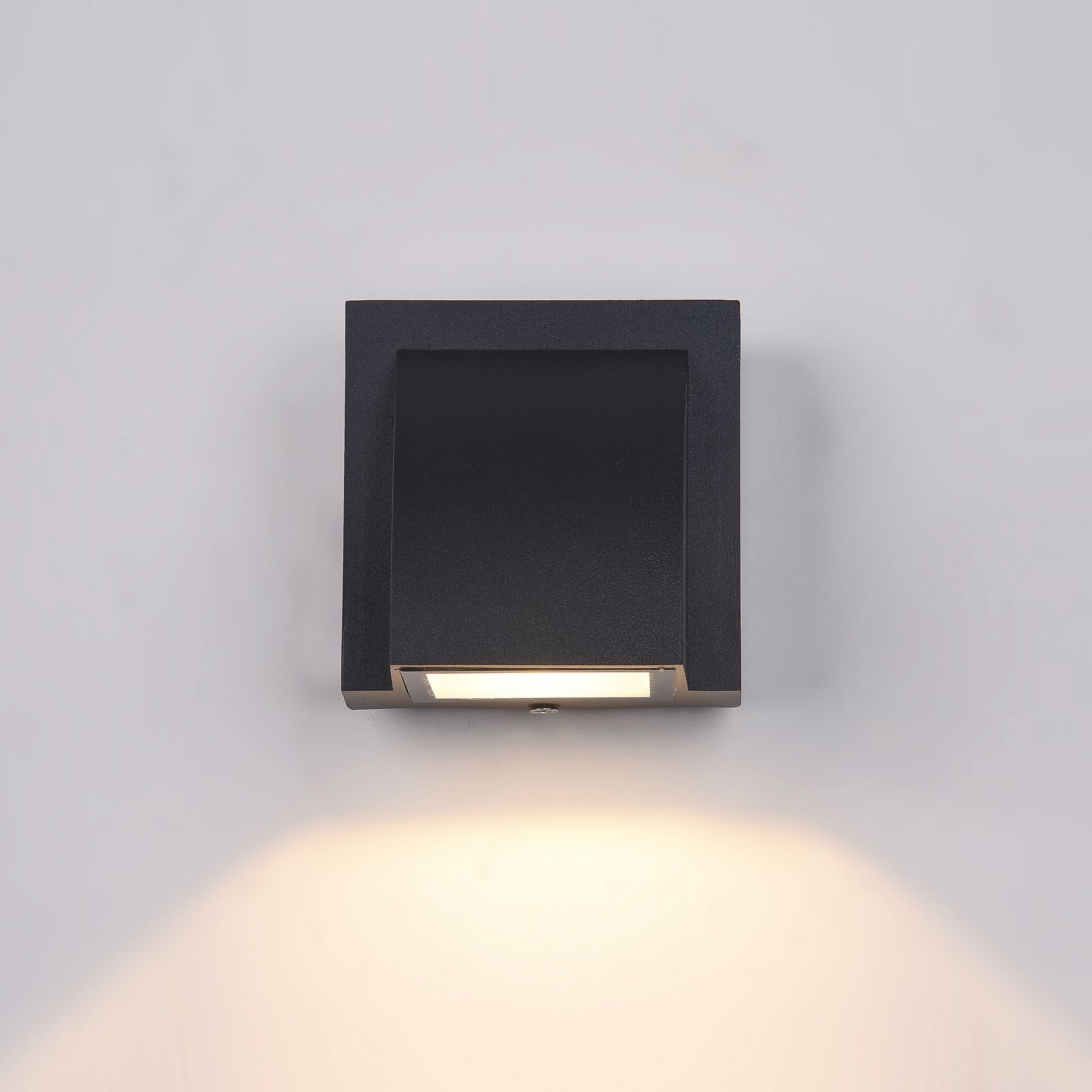 Italux PL-436B LED venkovní nástěnná lampa Edgar 3W | 120 lm | 3000K | IP54 - barva černá - Svítidla FEIM