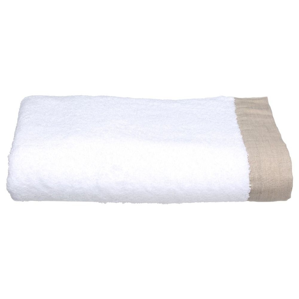 Koupelnový ručník, bavlněný, bílá barva, 150 x 100 cm, Atmosphera - EMAKO.CZ s.r.o.