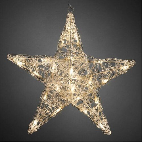 Vánoční 5 cípá hvězda pr. 40 cm, 24 LED - 4home.cz