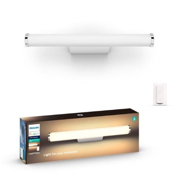 Philips Hue 34028/31/P7 nástěnné svítidlo do koupelny Adore 1x13W|2200-6500K|IP44 - Bluetooth, White Ambiance - Dekolamp s.r.o.