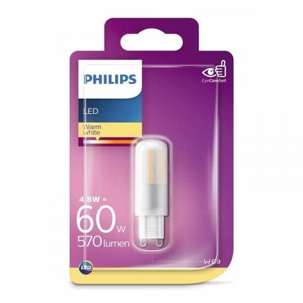 Philips 8718699657789 LED žárovka 1x4,8W|G9|2700K - Svítidla FEIM