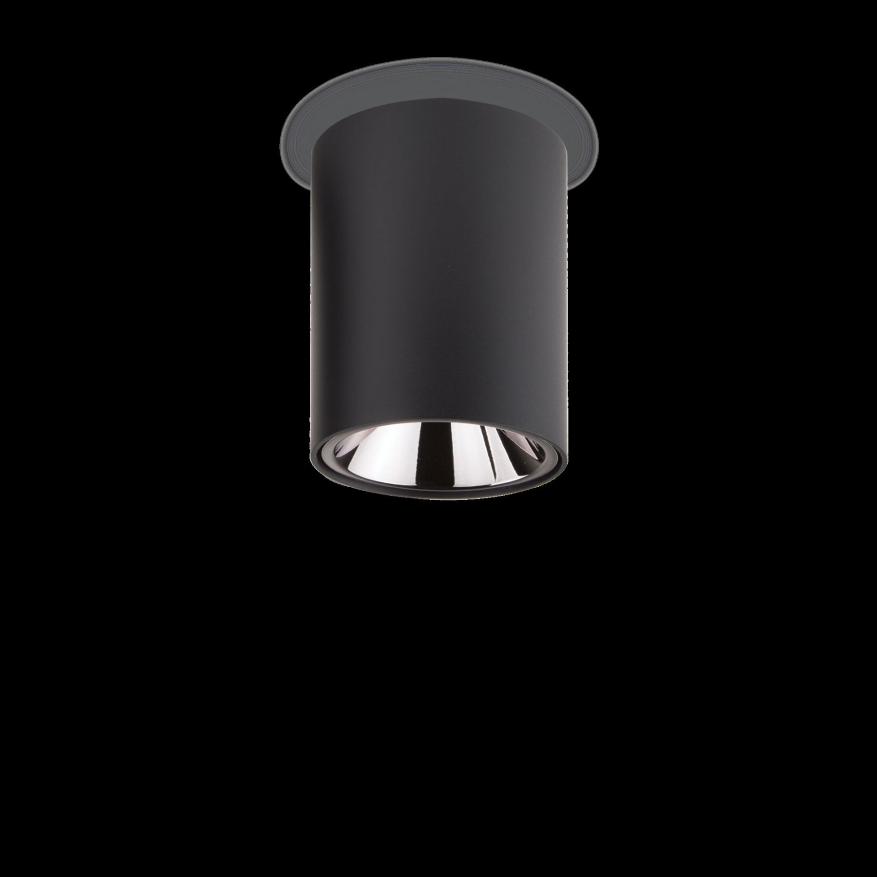 Ideal Lux 206004 LED stropní svítidlo Nitro 10W | 900lm | 3000K - černá - Dekolamp s.r.o.