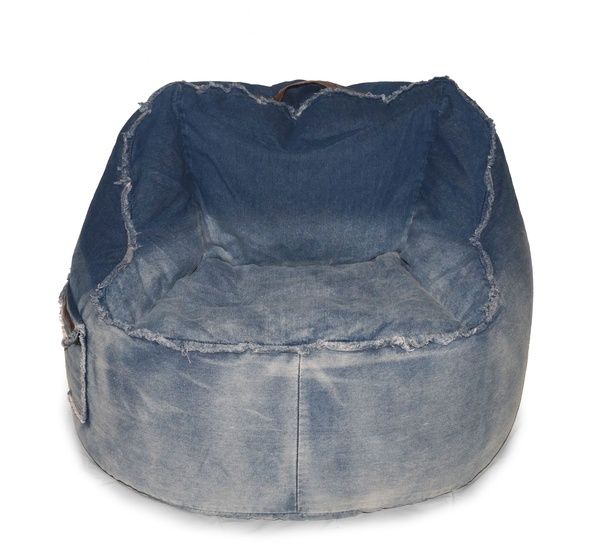 Sedací vak Jeans Chair blue - FORLIVING