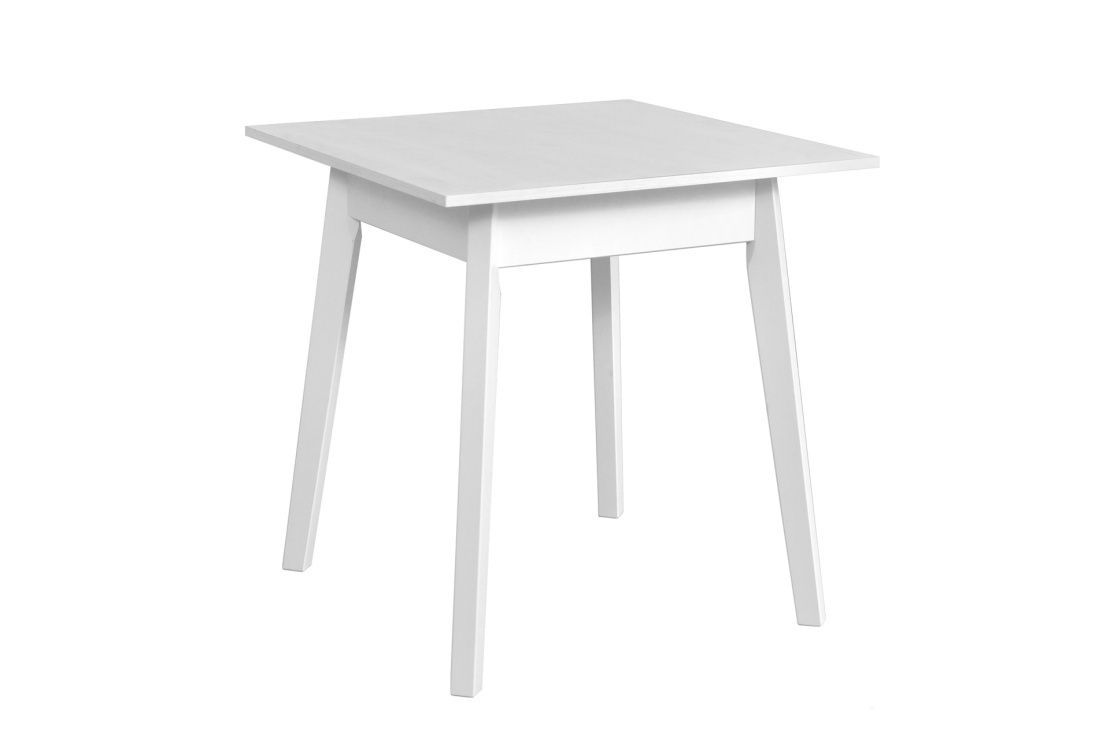 Jídelní stůl BERGEN 1, 75x80x80 cm, bílá - Expedo s.r.o.