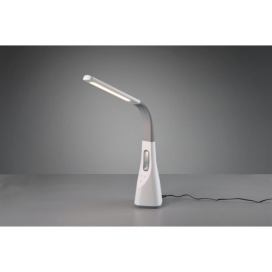 Trio R50381101 LED stolní lampička s ventilátorem Vento 1x5W | 500lm | 3000-4000-6000K