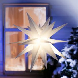 Weltbild LED Venkovní hvězda Vánoce, bílá 756237