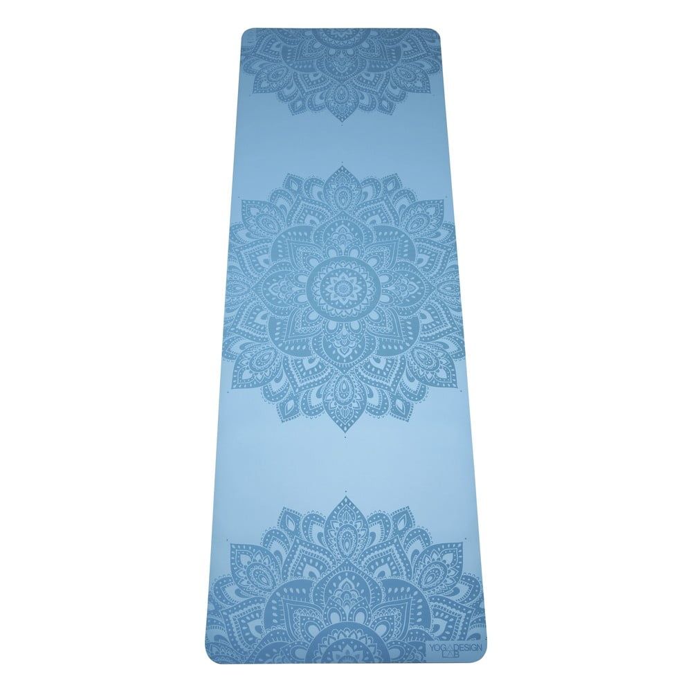 Tyrkysově modrá podložka na jógu Yoga Design Lab Mandala Aqua, 5 mm - Bonami.cz