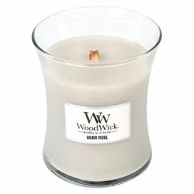 Střední vonná svíčka Woodwick, Warm Wool