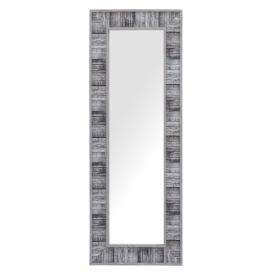 Nástěnné zrcadlo 50 x 130 cm šedo-bílé ROSNOEN Beliani.cz
