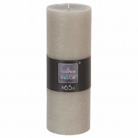 5five Simple Smart Dekorativní svíčka ve světle šedé barvě, svíčka 6,7x 18,9 cm - EMAKO.CZ s.r.o.