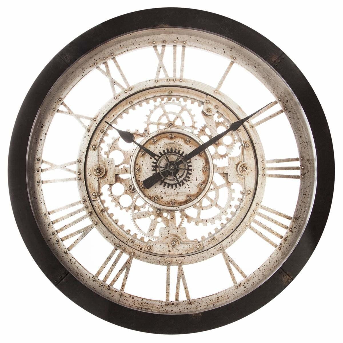 Nástěnné hodiny mechanizmus, průmyslový styl, Atmosphera Créateur d\'intérieur O61,5 cm - EMAKO.CZ s.r.o.