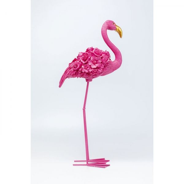 Růžová dekorace Kare Design Flamingo, výška 75 cm - KARE