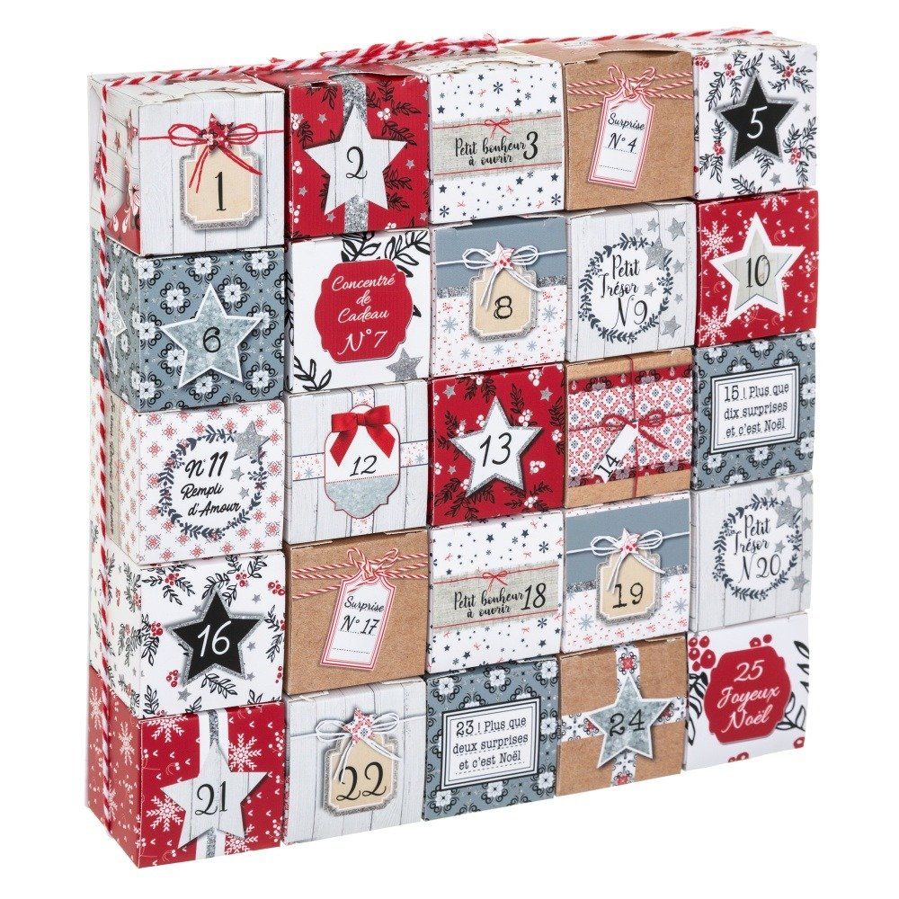 Fééric Lights and Christmas Adventní kalendář s dárkovými krabičkami, 25 krabic - EMAKO.CZ s.r.o.