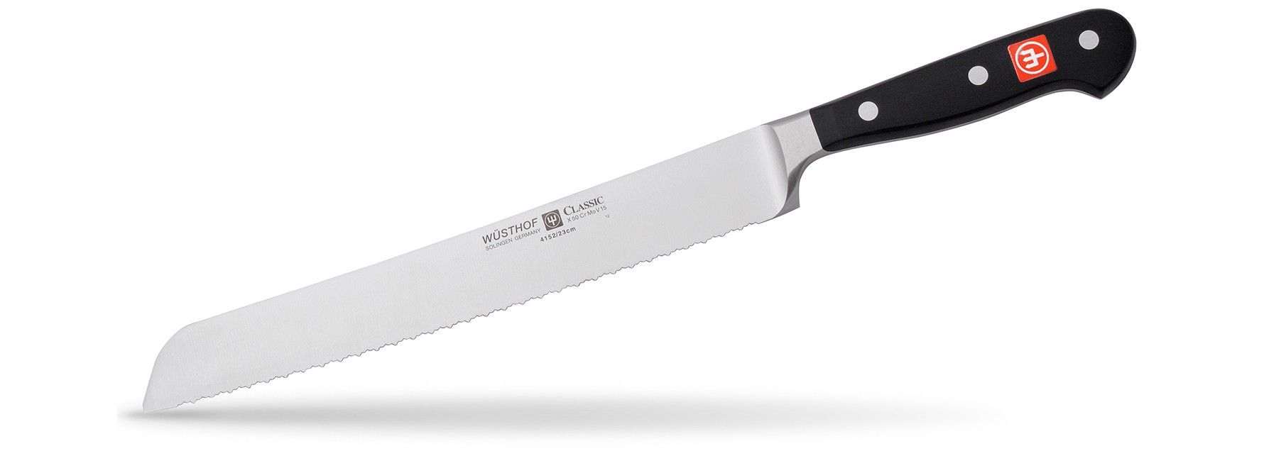 Nůž na chléb s dvojitou čepelí Classic Wüsthof 23 cm - Chefshop.cz