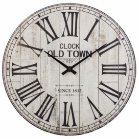 Atmosphera Nástěnné hodiny s římskými číslicemi ve vintage stylu, průměr 38 cm