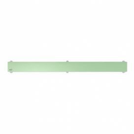Rošt Alcaplast 95 cm sklo zelená lesk plný GL1202-950