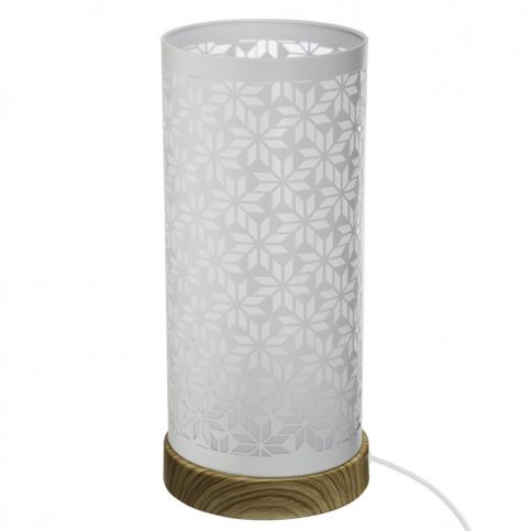 Atmosphera stolní lampa dekorativní stolní lampa, tvar válce, difuzor s geometrickými - EMAKO.CZ s.r.o.